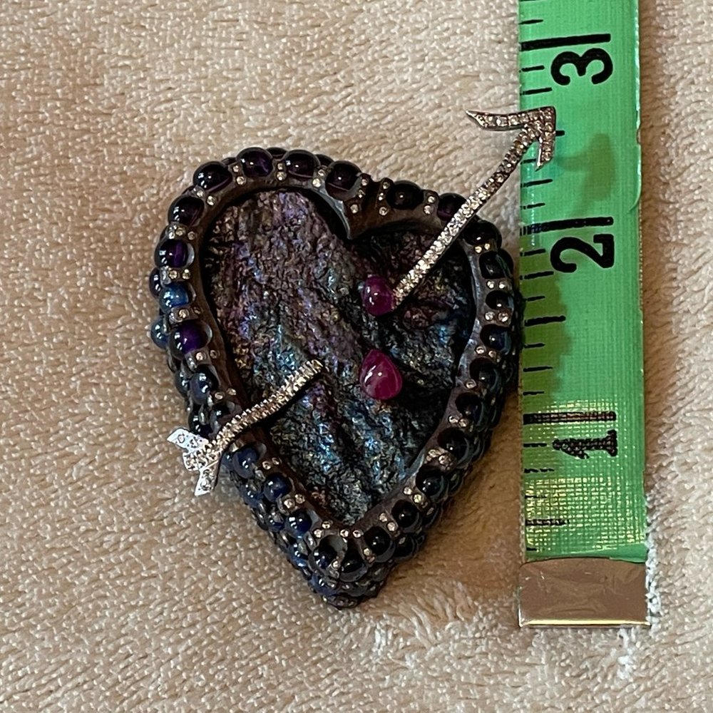 Rare LUZ CAMINO One-of-a-Kind Precious Convertible Heart - Picture 14 of 15